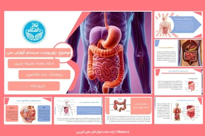 پاورپوینت سیستم گوارش بدن