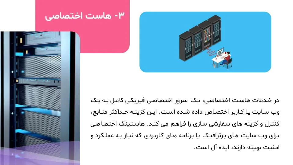 پاورپوینت هاست و دامنه سایت
